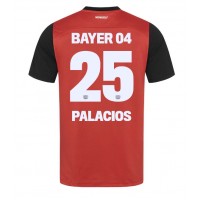 Bayer Leverkusen Exequiel Palacios #25 Hjemmedrakt 2024-25 Kortermet